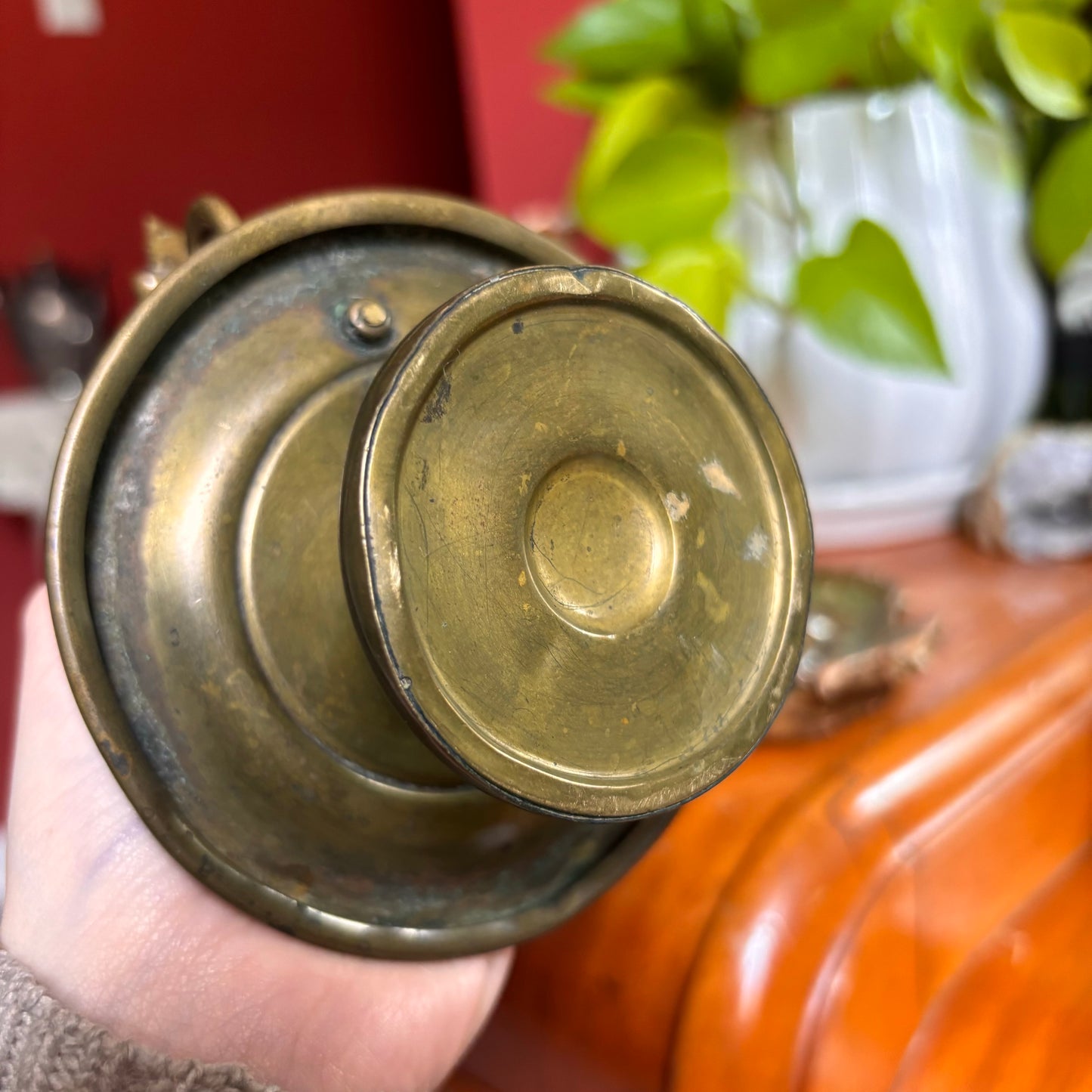 Brass Chamberstick Candle Holder