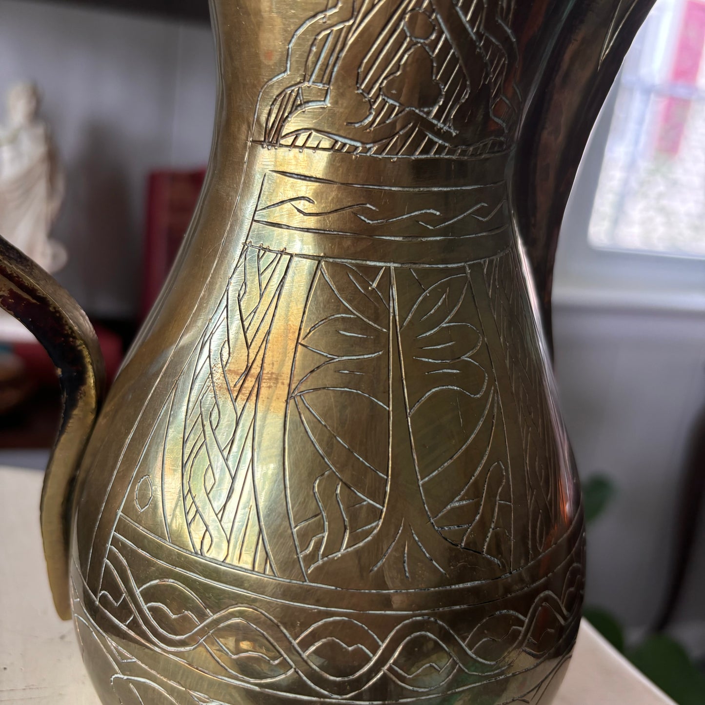 Arabic Dallas Brass Coffee Pot