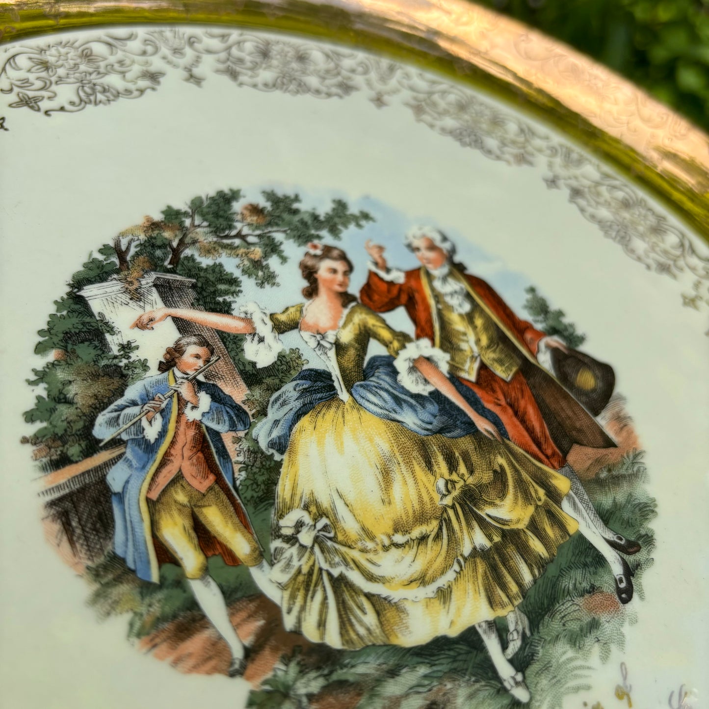 Capsco Washington, D.C. Souvenir Plate with Gold Rim