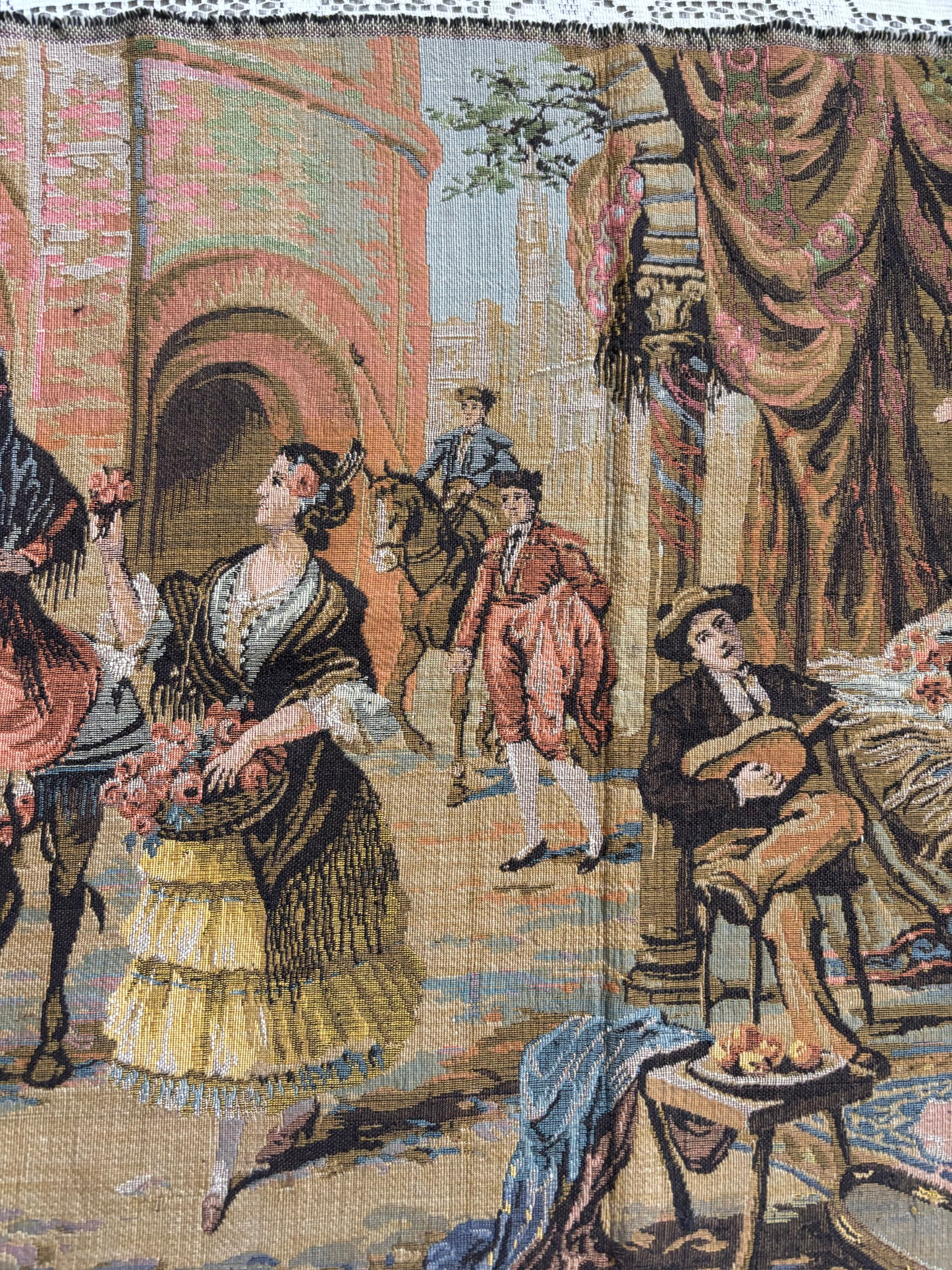 Spanish Flamenco Dancer Tapestry