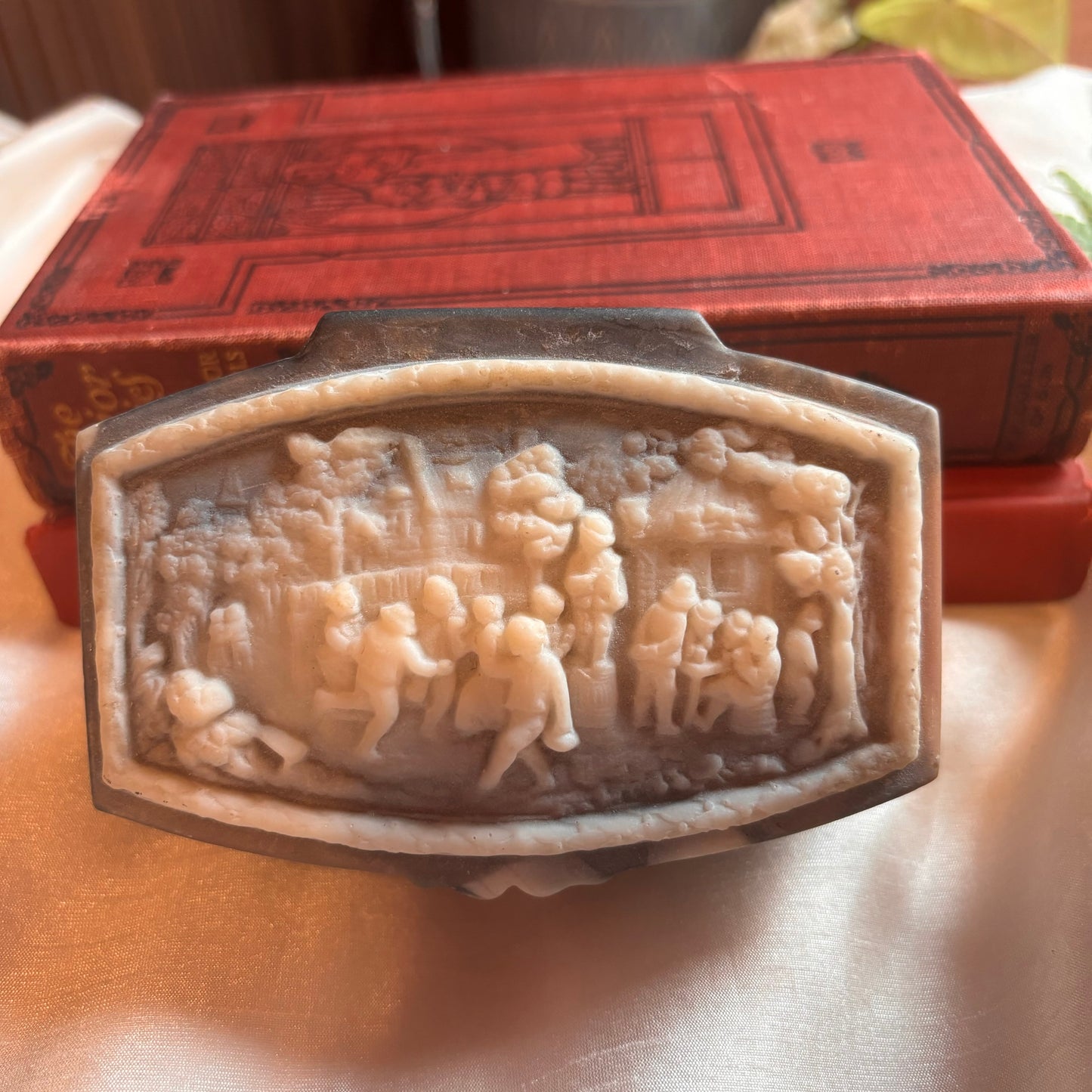 Italian Incolay Stone Box