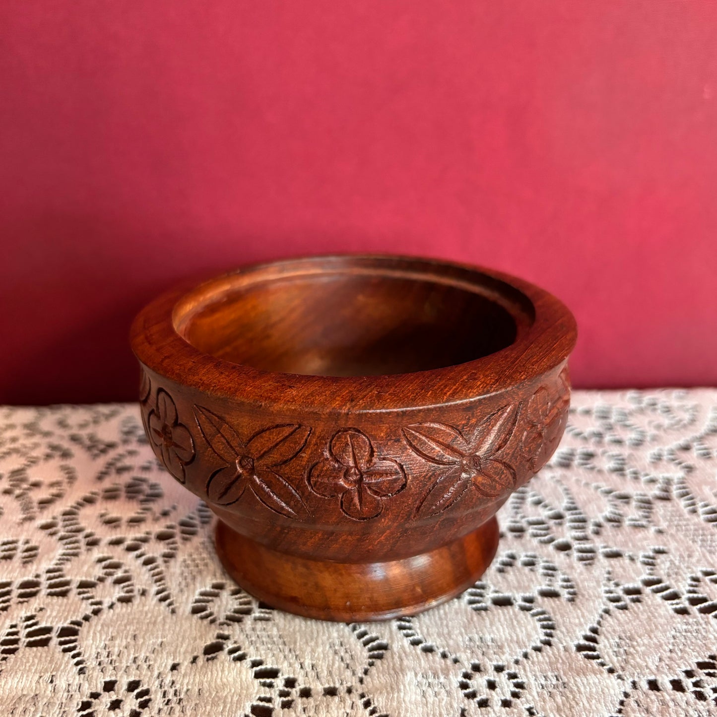Hand Carved Wood Bowl