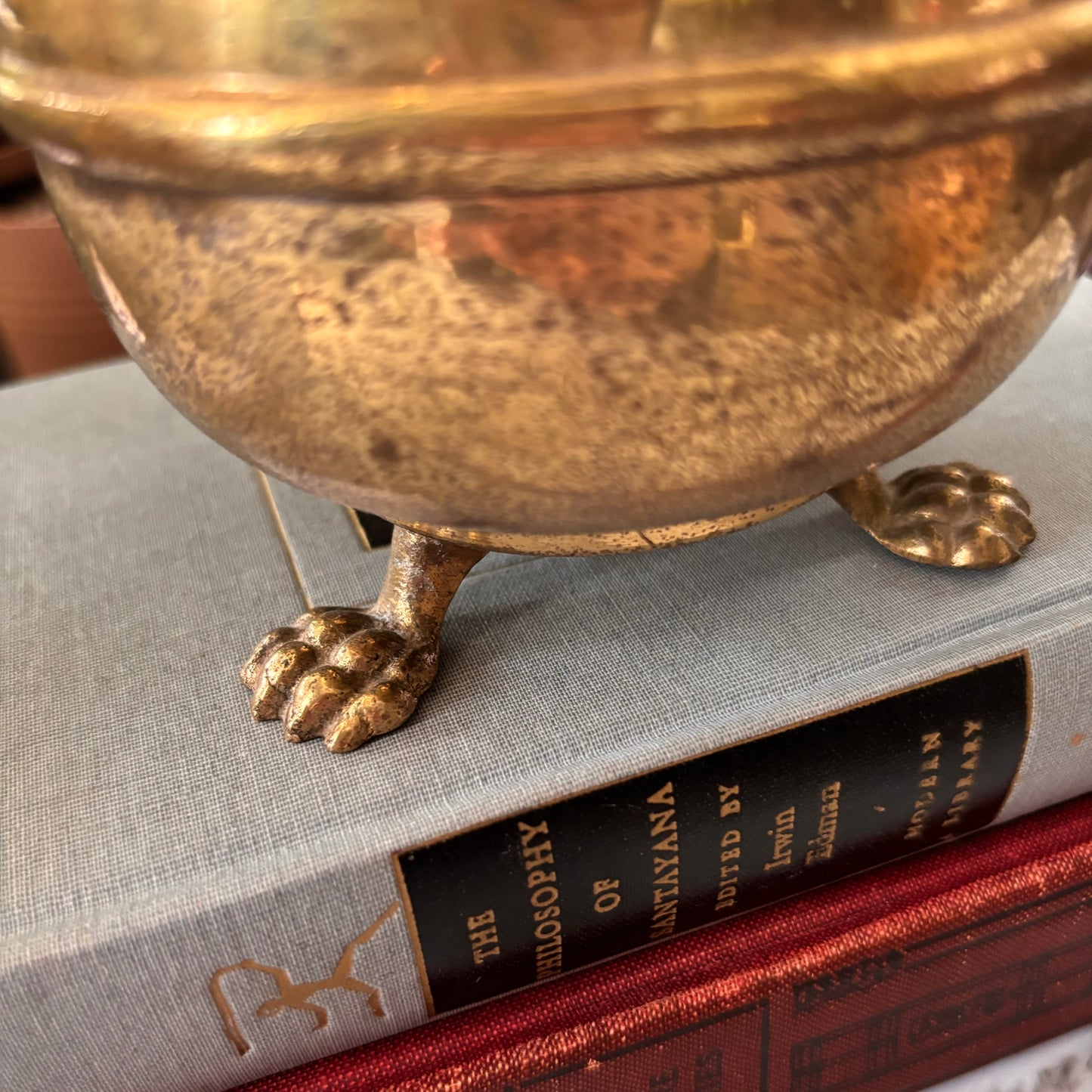 Brass Clawfoot Spittoon