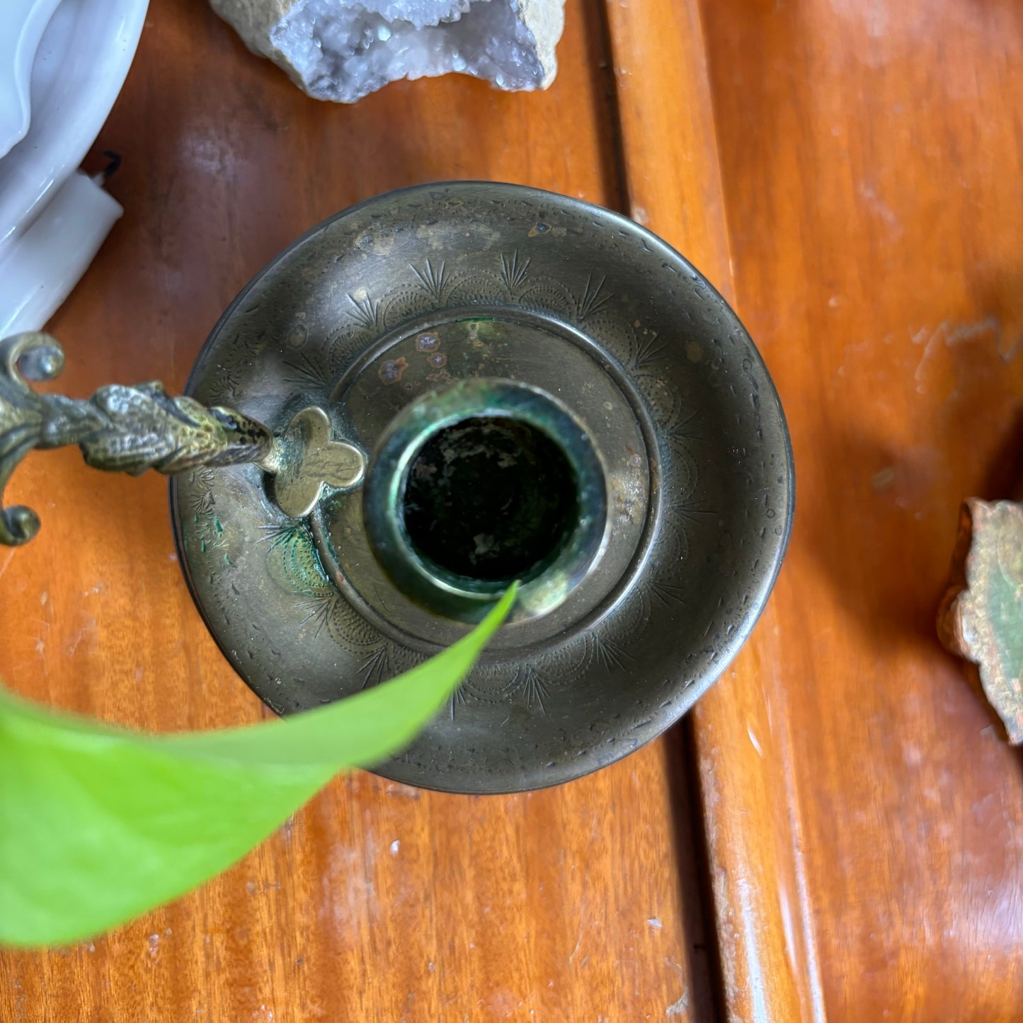 Brass Chamberstick Candle Holder