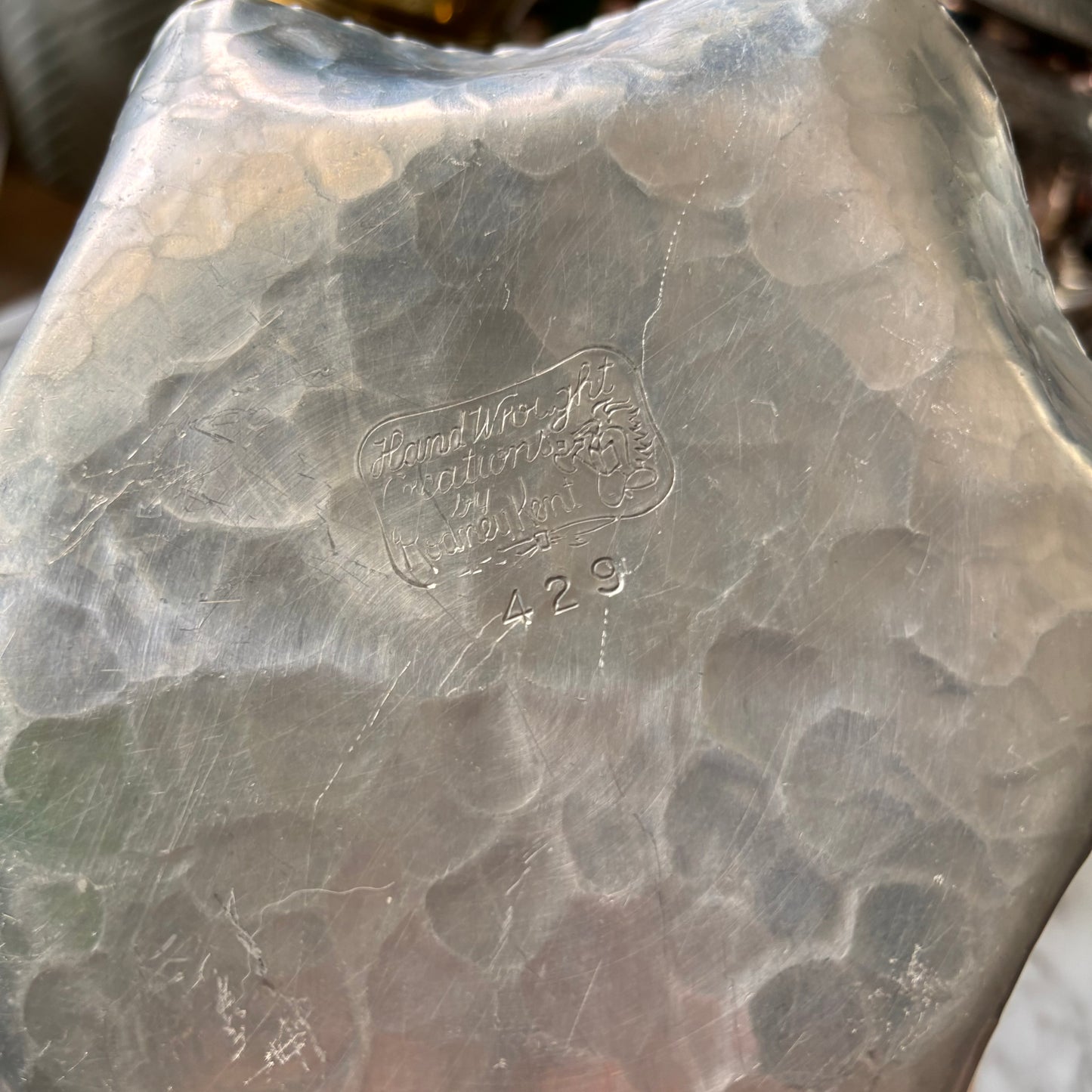 Rodney Kent Aluminum Tulip Basket