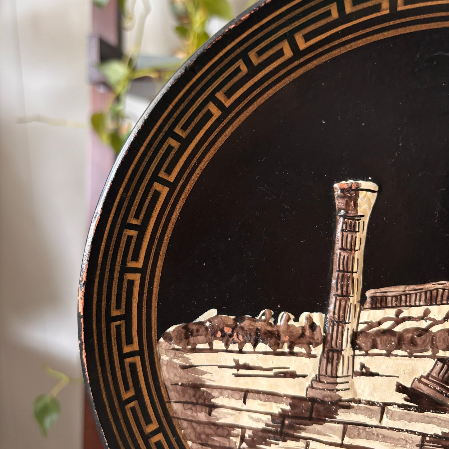 Ceramic Greek ‘Stile Oaymbuis’ Plate