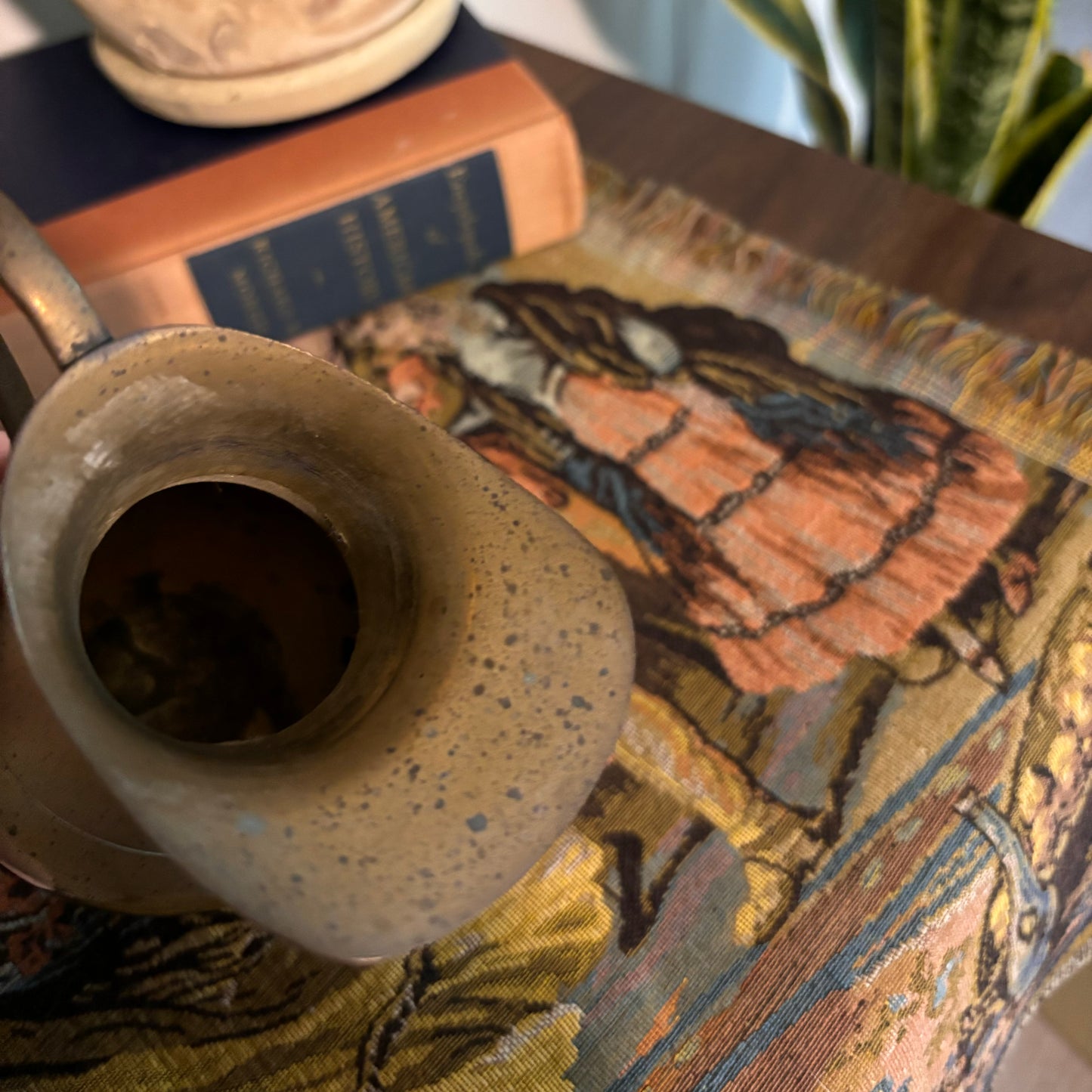Brass Pitcher with Handle