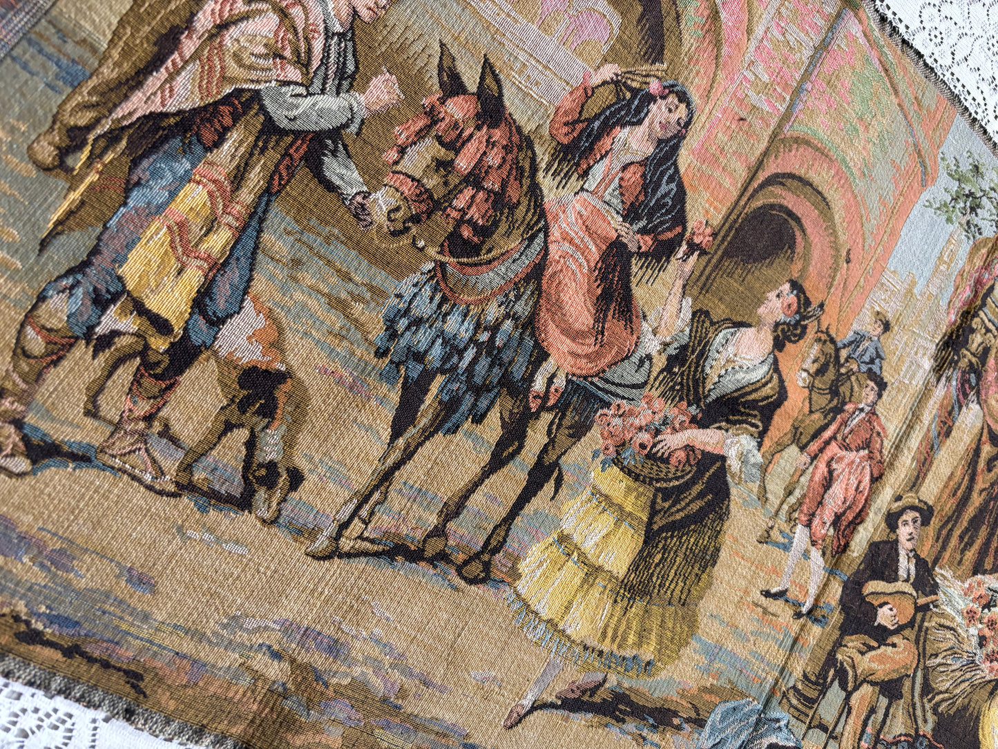 Spanish Flamenco Dancer Tapestry