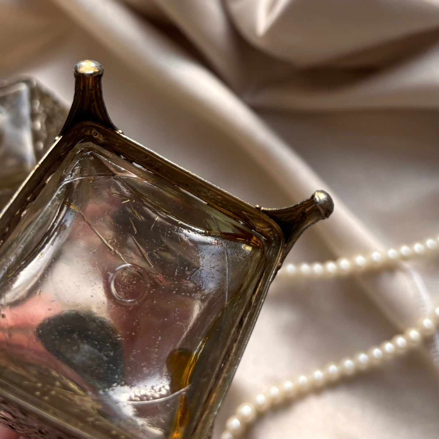 Perfume Bottles With Gold Filigree Holders