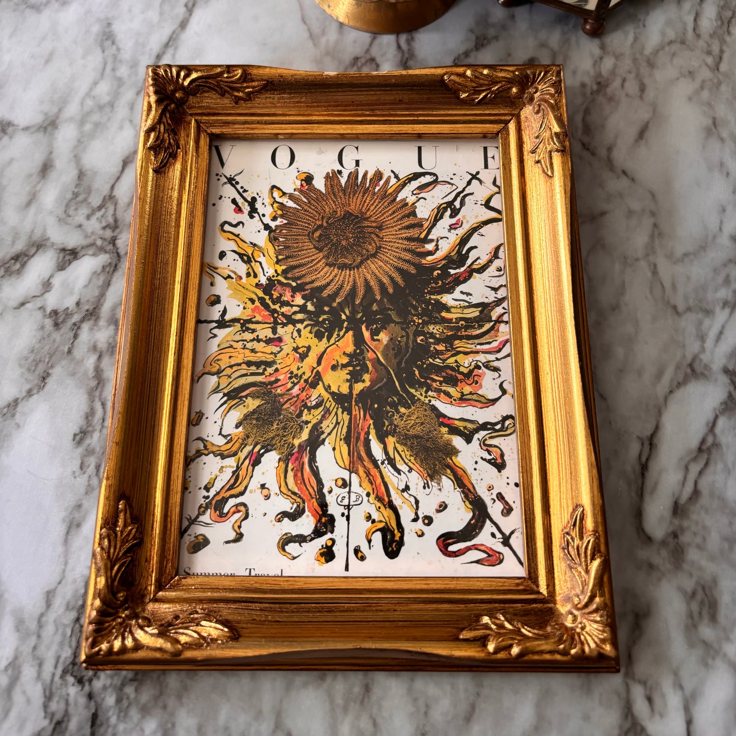 Pair of Ornate Gold Frames