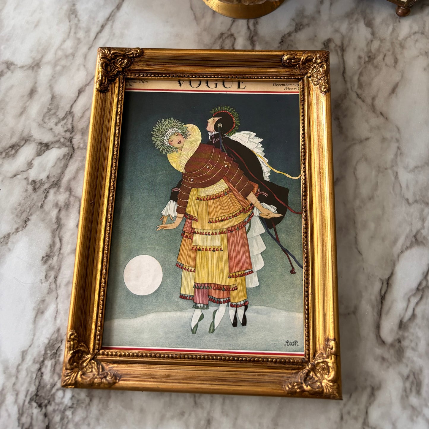 Pair of Ornate Gold Frames