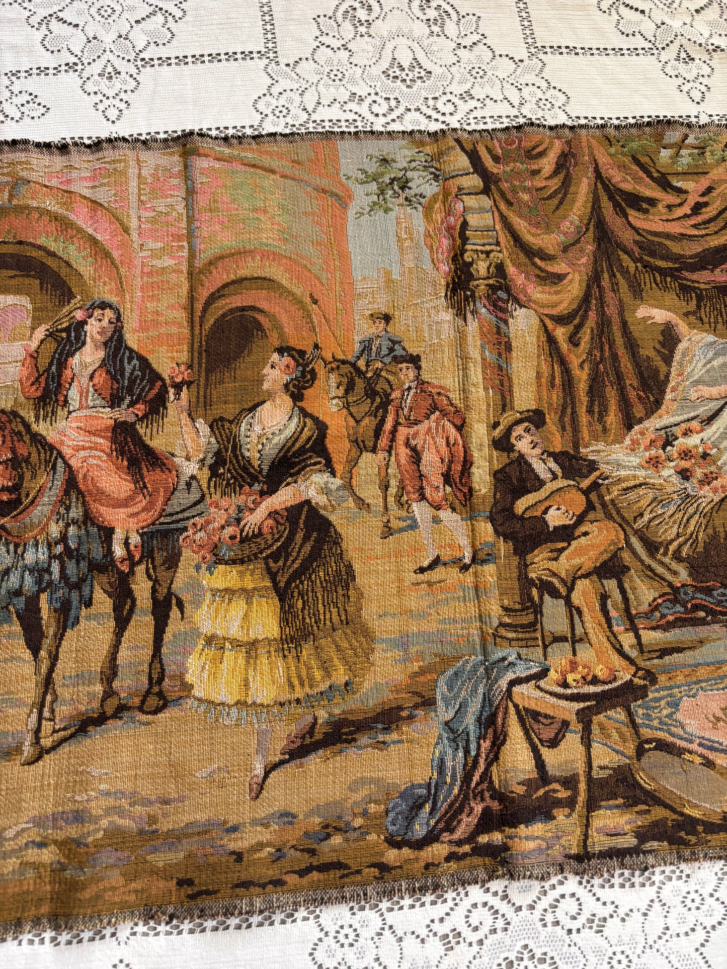 Spanish Flamenco Dancer Tapestry