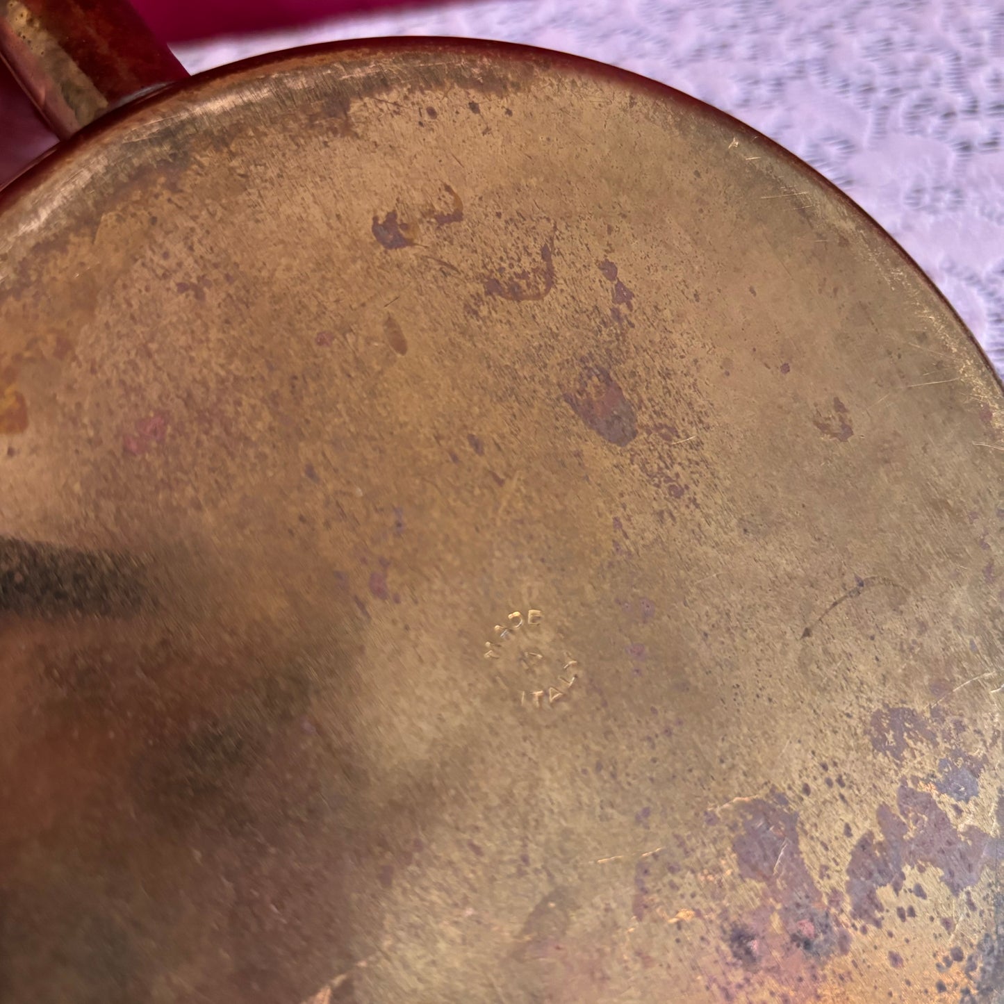 “Silent Butler” Brass Crumb Catcher