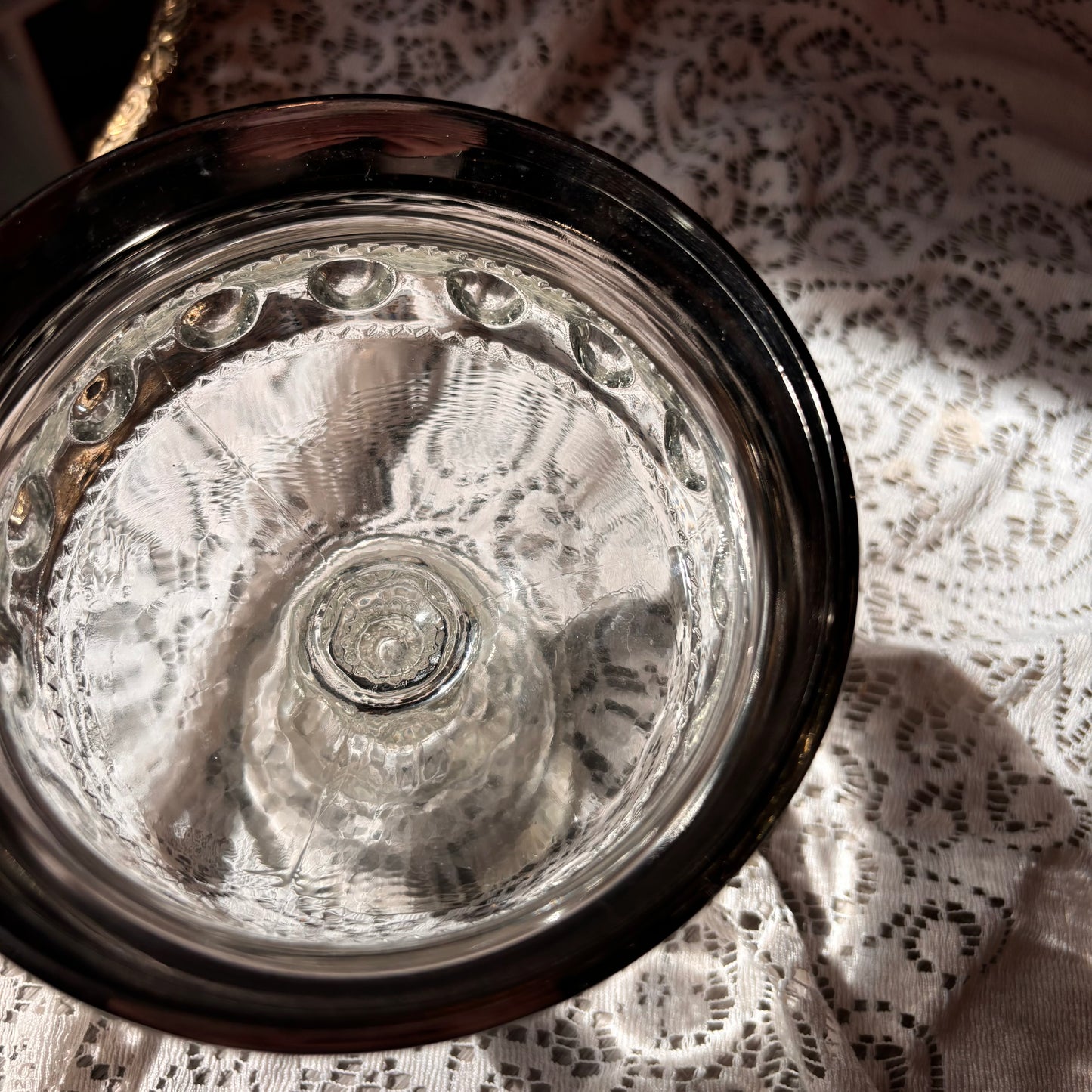 King’s Crown Thumbprint Compote