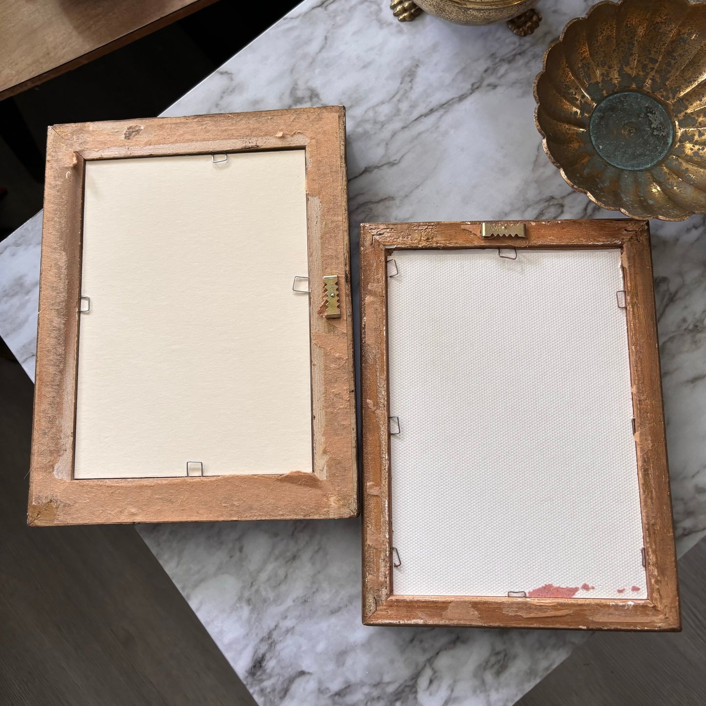 Pair of Ornate Gold Frames