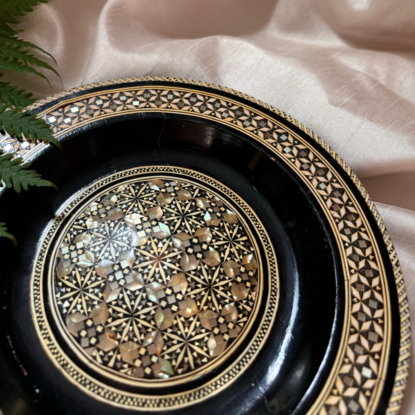 Egyptian Mother of Pearl Decorative Plate