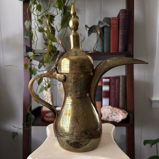 Arabic Dallas Brass Coffee Pot