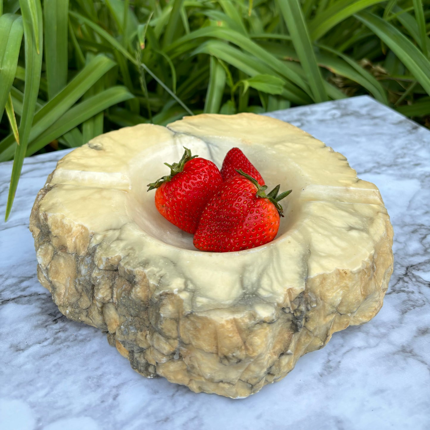 Hand Carved Stone Ashtray