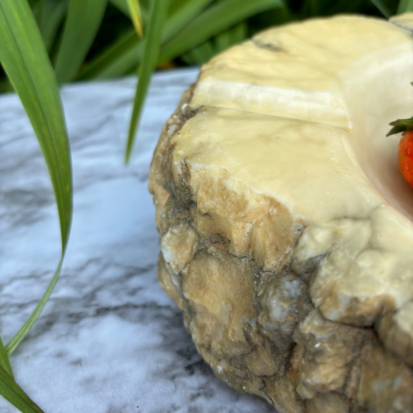 Hand Carved Stone Ashtray