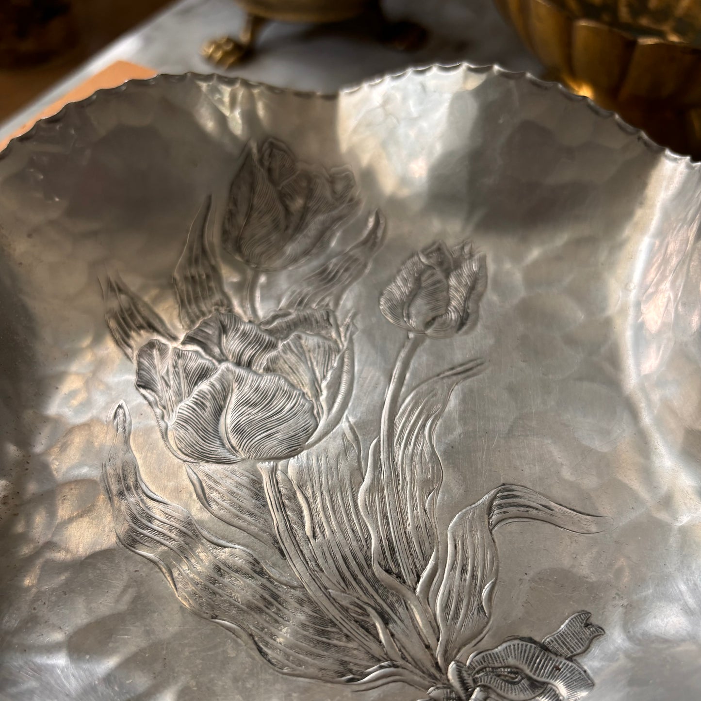 Rodney Kent Aluminum Tulip Basket