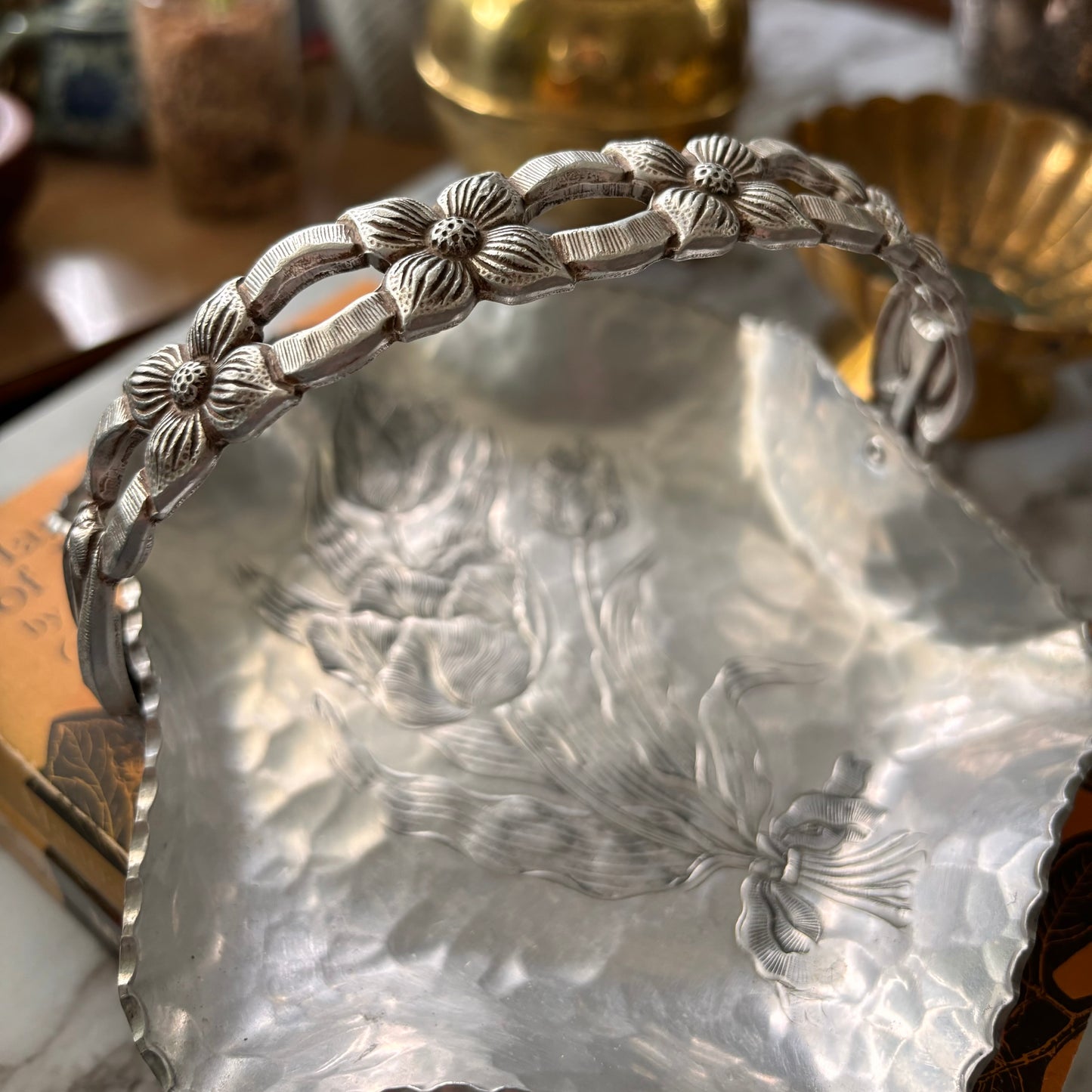 Rodney Kent Aluminum Tulip Basket