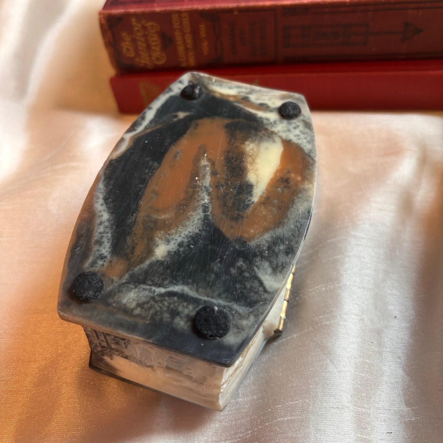 Italian Incolay Stone Box