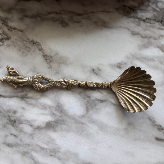 Roman Scalloped Sugar Spoon