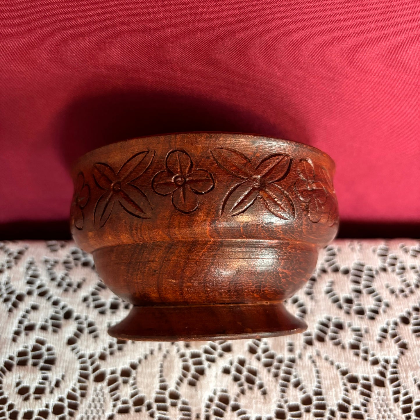 Hand Carved Wood Bowl