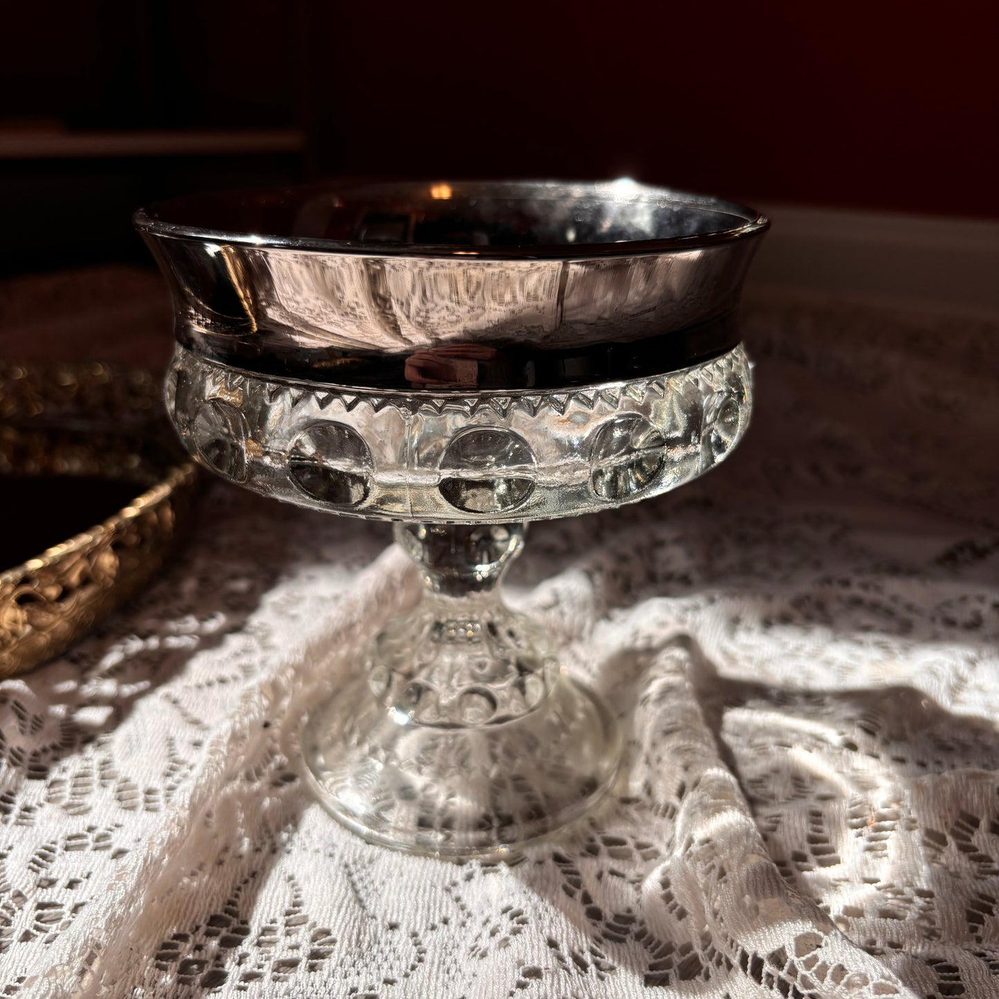 King’s Crown Thumbprint Compote