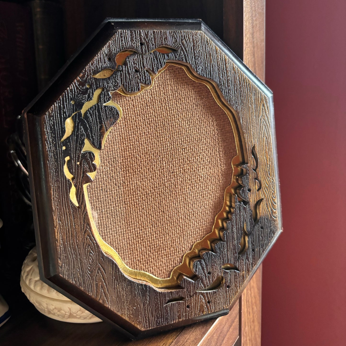 Faux Wood Ornate Frame