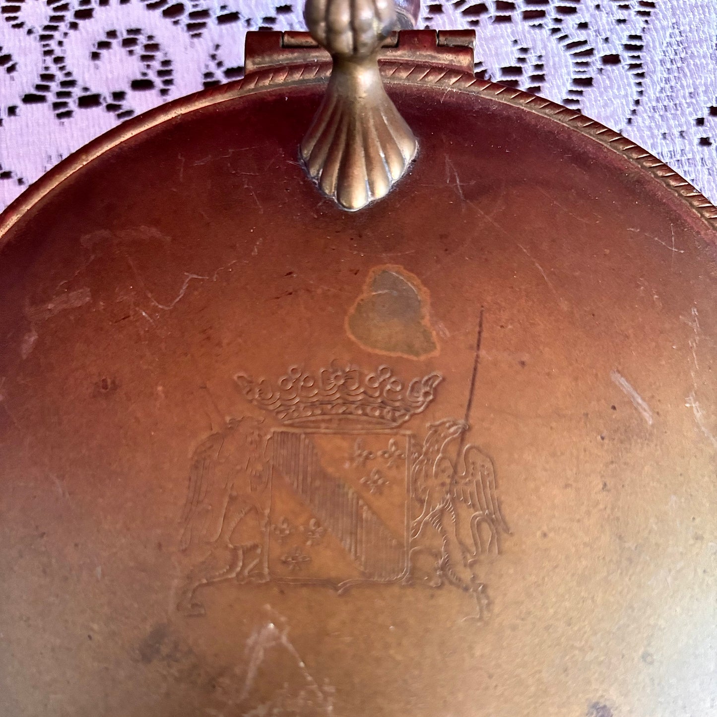 “Silent Butler” Brass Crumb Catcher