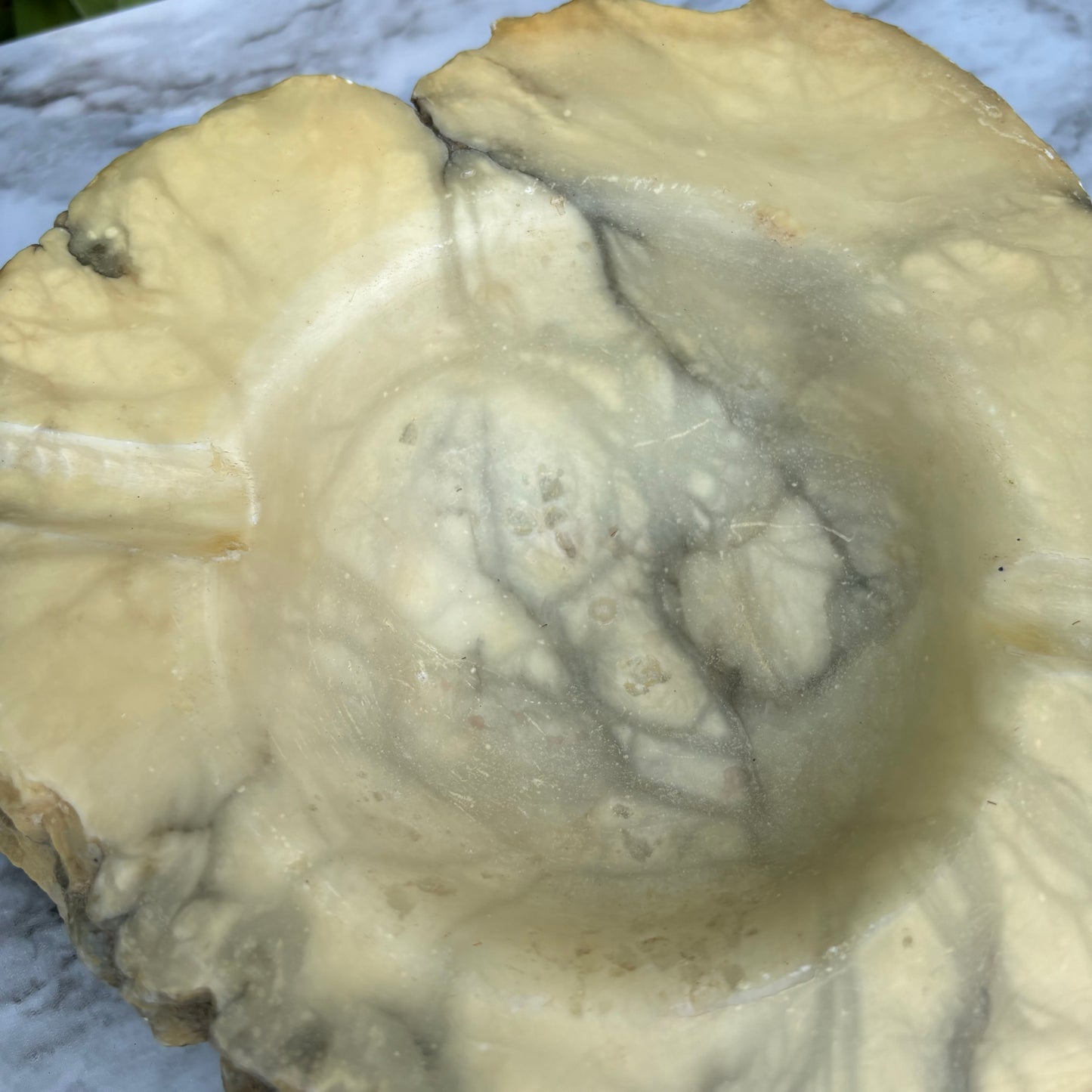 Hand Carved Stone Ashtray