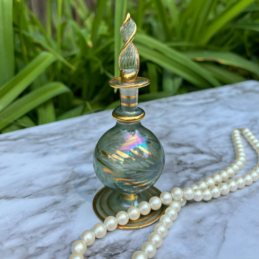 Hand Blown Glass Perfume Bottle