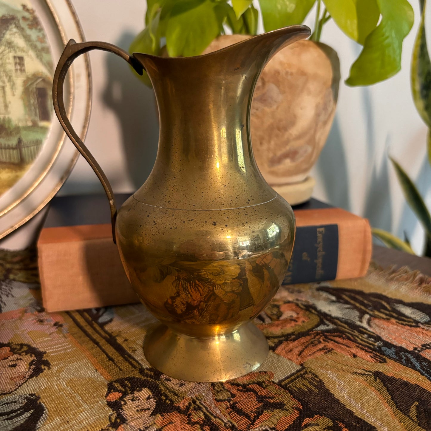 Brass Pitcher with Handle
