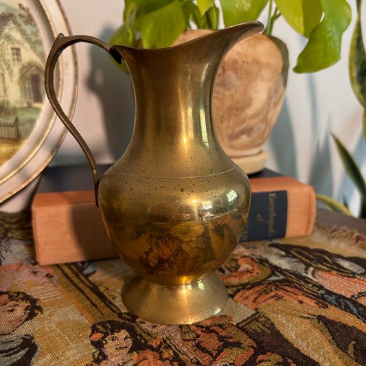 Brass Pitcher with Handle