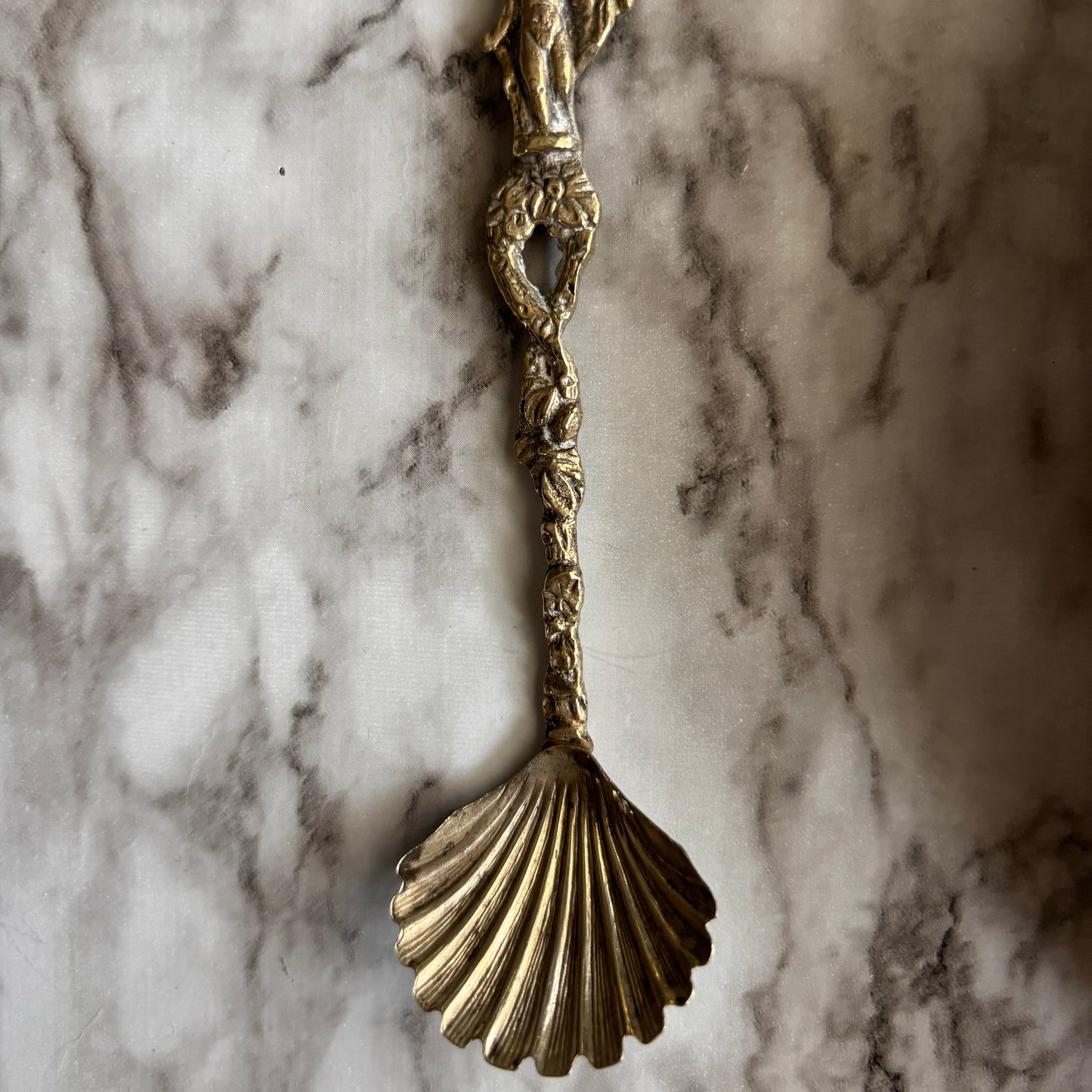 Roman Scalloped Sugar Spoon